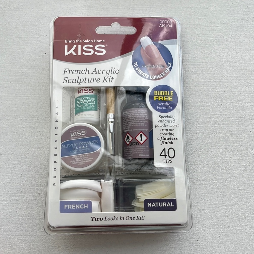 Kiss French Acrylic Sculpture Kit